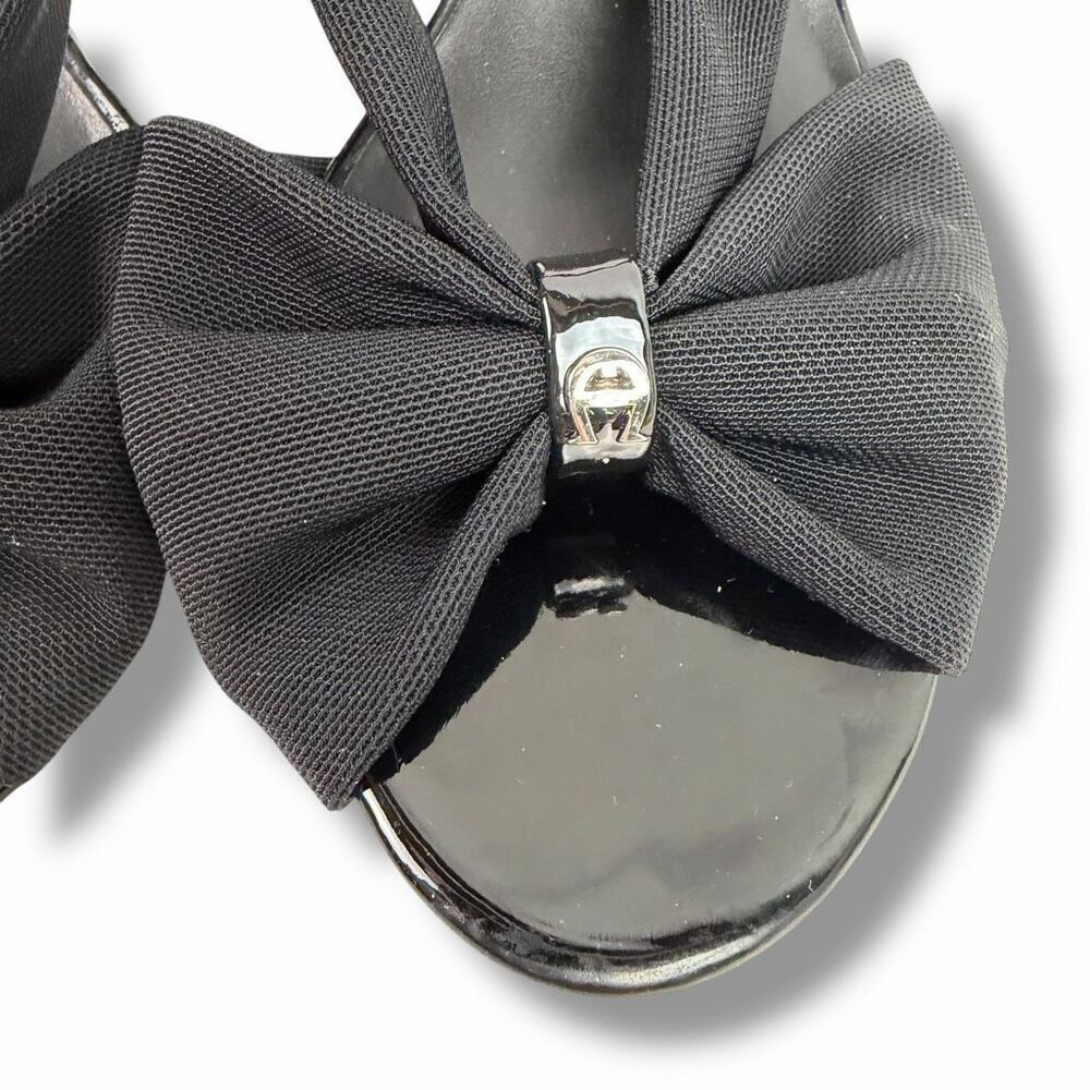 Etienne Aigner 8.5 Black Omnia Heels - Picture 5 of 10